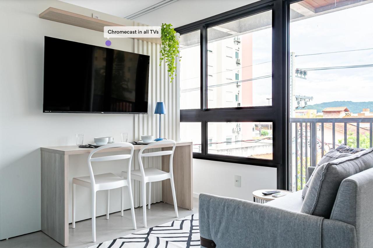 Апартаменты Studio Moderno Com Vaga, Proximo A Lagoa Da Conceicao - Trindade Флорианополис Экстерьер фото